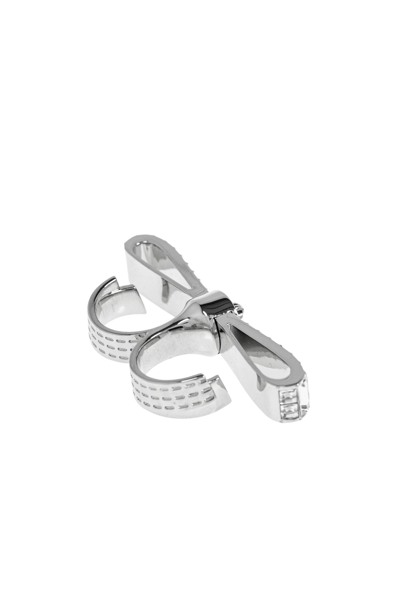 【送料&関税込】Versace Two-finger Ring Finished With Shimme Versace Two-finger ring | Men's Jewellery | Vitkac